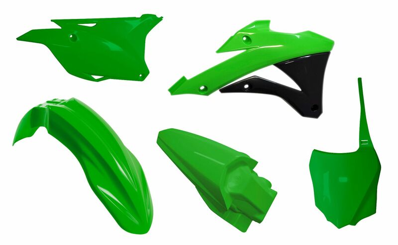 RACETECH plasticsets oorspronkelijke kleur (2020) Kawasaki KX85