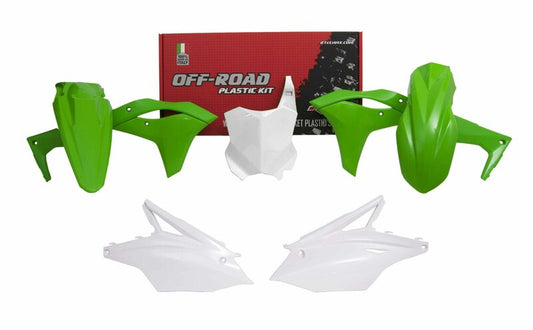 RACETECH plasticset oorspronkelijke kleur 2019 Kawasaki KX250F