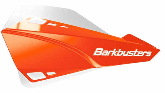 BARKBUSTERS Saber Handguard Set Universal Mount Orange/White 