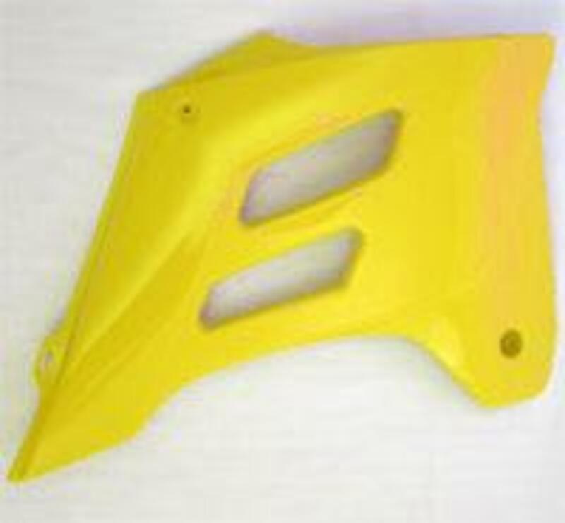 RADIATOR COVER GAS GAS YELLOW 125, 250, 300 04-05