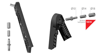 POLISPORT Opvouwbare tripod motorstandaard zwart