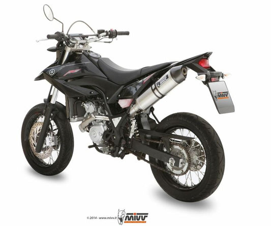 Demper MIVV Oval rvs/carbon eindkap Yamaha WR125R/X