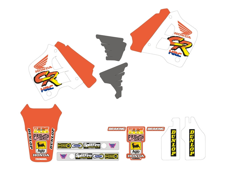 TECNOSEL Stickers Kit Team Honda 1991 