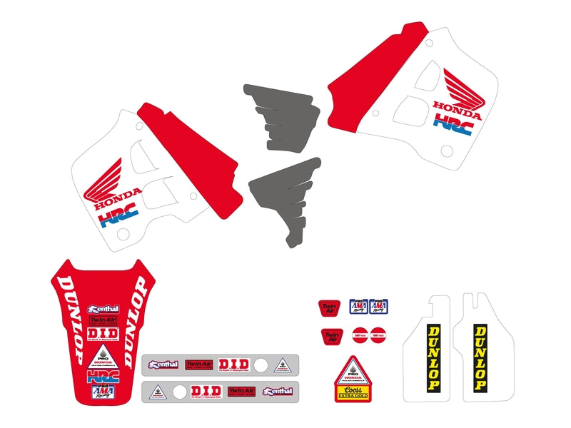 TECNOSEL Stickers Kit Team Honda USA 1991