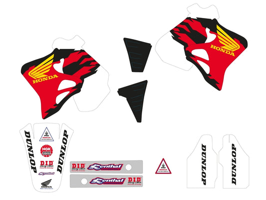 TECNOSEL Decals Kit Team Honda USA 1992 