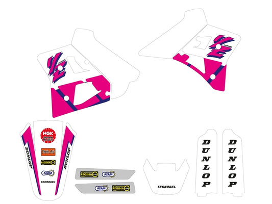 TECNOSEL Stickers Kit Team OEM Yamaha 1992 