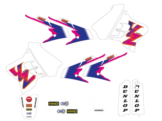 TECNOSEL Stickers Kit Team Yamaha 1993 