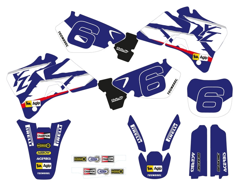 TECNOSEL Decals Kit Team Yamaha 1998 