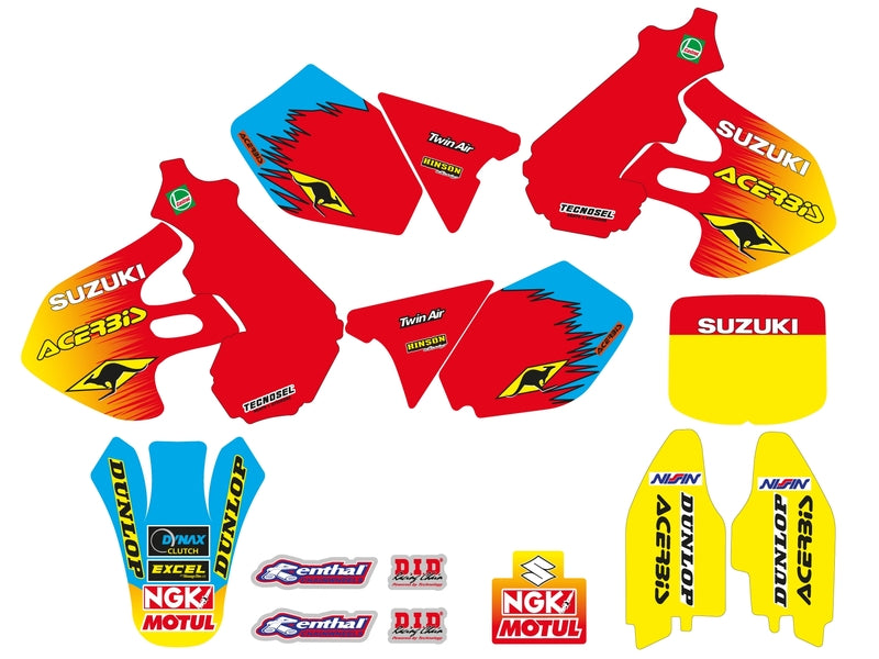 TECNOSEL Decals Kit Team Suzuki 1999 