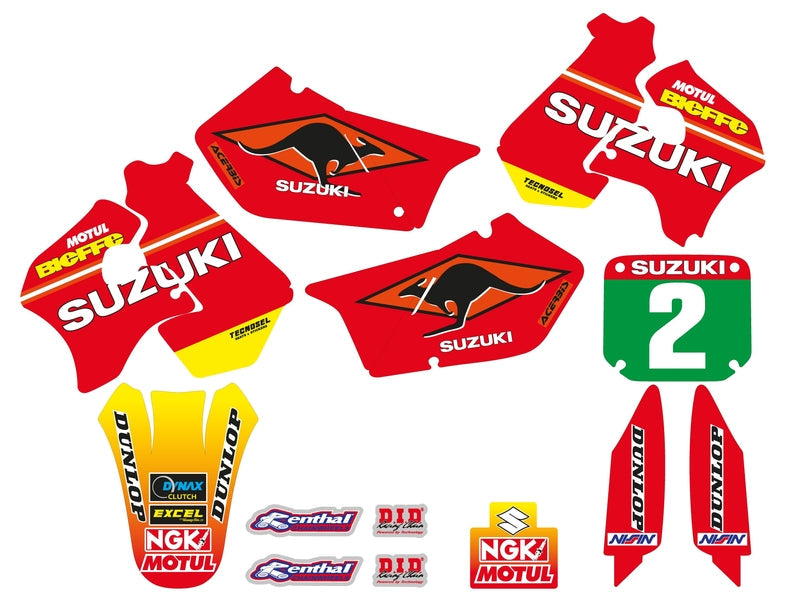 TECNOSEL Complet Set Team Suzuki 1998