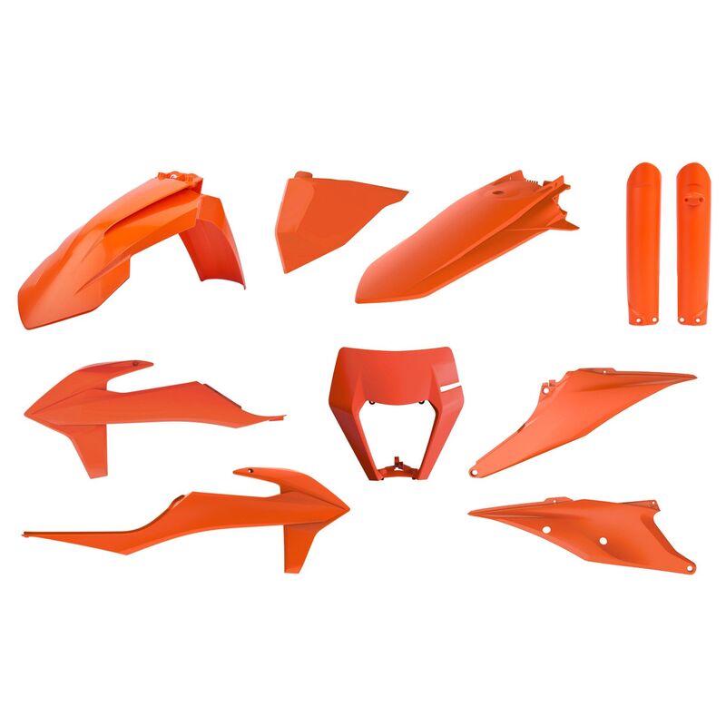 POLISPORT Plastic Kit Orange KTM 