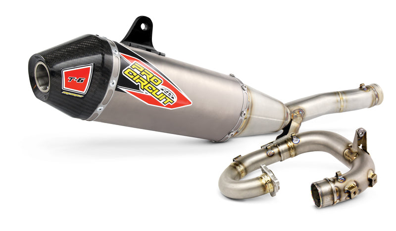 PRO CIRCUIT T-6 Euro Full Exhaust System - Kawasaki KX 250 