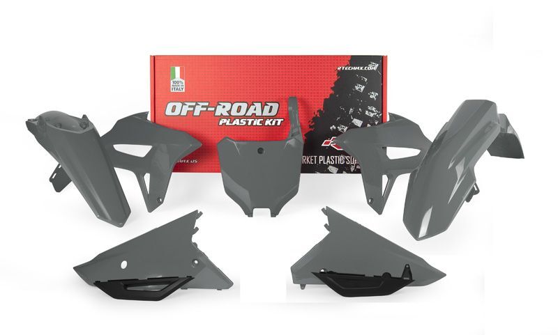 RACETECH Plastics Kit Quantum Gray - Honda CRF450R