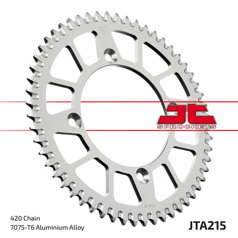 JT SPROCKETS Aluminum Ultra-Light Self-Cleaning Rear Sprocket 215 - 420 