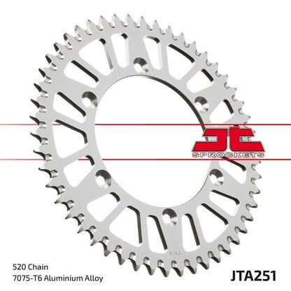 JT SPROCKETS Aluminium Ultra-Light Rear Sprocket 251 - 520