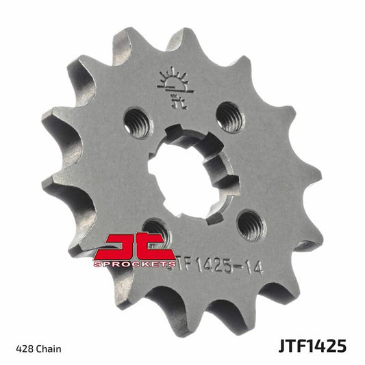 JT SPROCKETS Front Sprocket 13 Teeth Steel Standard 428 Pitch Type 1425 