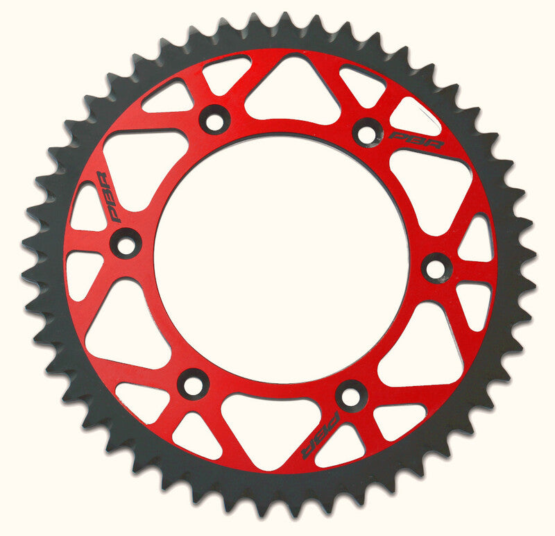 PBR Twin Color Aluminum ultra-light self-cleaning anodized rear sprocket 289 - 520 