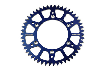 SCAR Rear Sprocket 48 Teeth Alu Ultralight Self-Cleaning 520 Type SRS130 Blue 