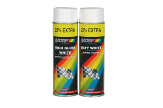 MOTIP White Matt Basic Paint - spuitbus 500 ml