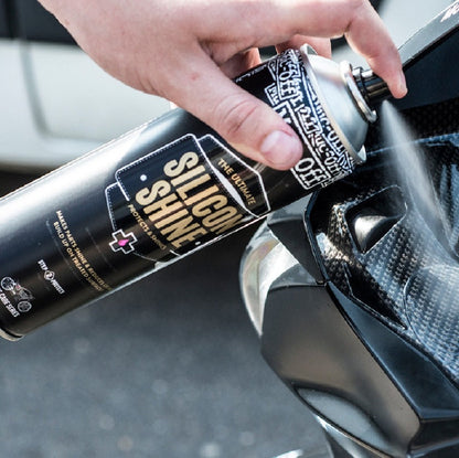 MUC-OFF Motorcycle Silicone Shine - spray can 500 ml