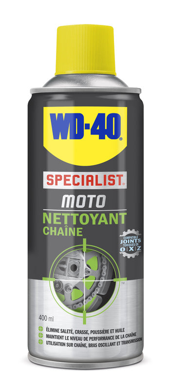 WD-40 Specialist® Motorbike kettingreiniger - spuitbus 400 ml