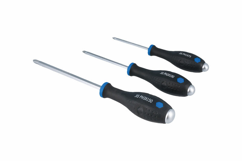 LASER TOOLS JIS Pound Thru Screwdrivers - 3pc