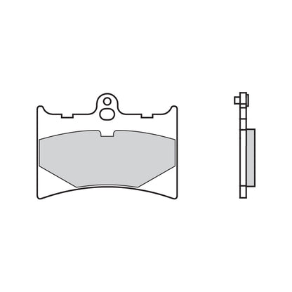 BREMBO Road/Sport Sinter Brake Pads - 07GR56SR