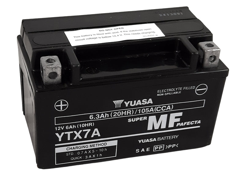 YUASA W/C Battery maintenance-free factory activated - YTX7A FA