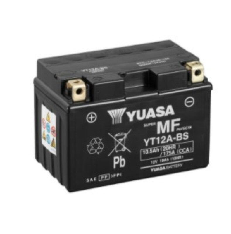 YUASA W/C Battery maintenance-free factory activated - YT12A FA