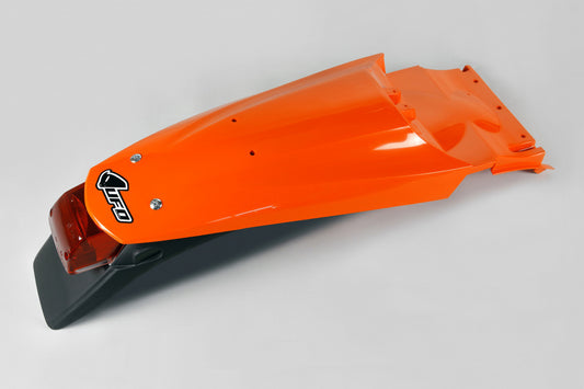 UFO Rear Fender with Tail Light Orange KTM