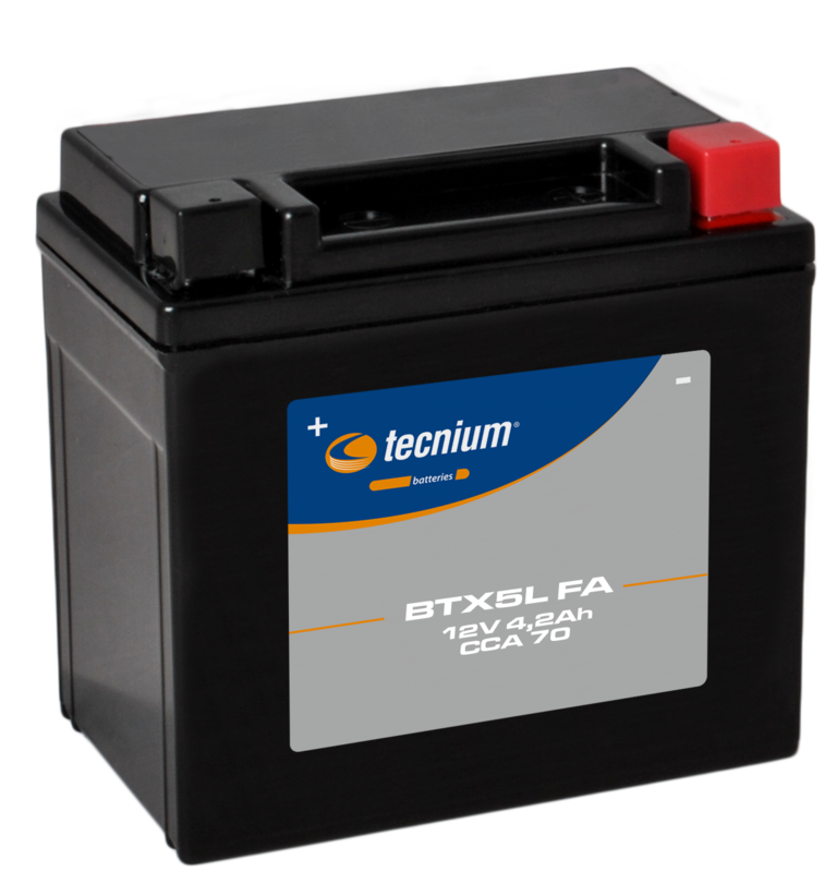 TECNIUM Battery Maintenance Free Factory Activated - BTX5L