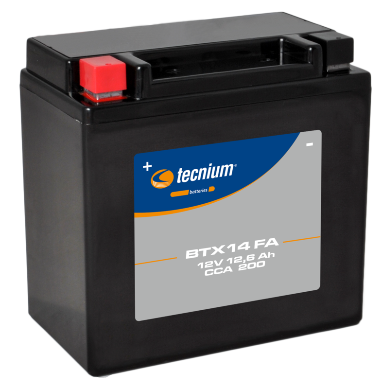 TECNIUM Battery Maintenance Free Factory Activated - BTX14