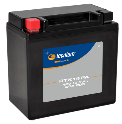 TECNIUM Battery Maintenance Free Factory Activated - BTX14