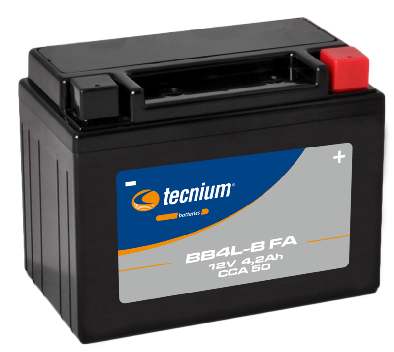 TECNIUM Battery Maintenance Free Factory Activated - BB4L-B