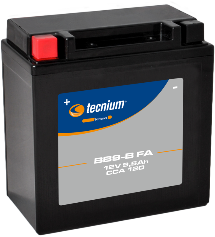 TECNIUM Battery Maintenance Free Factory Activated - BB9-B