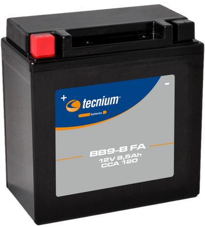 TECNIUM Battery Maintenance Free Factory Activated - BB9-B