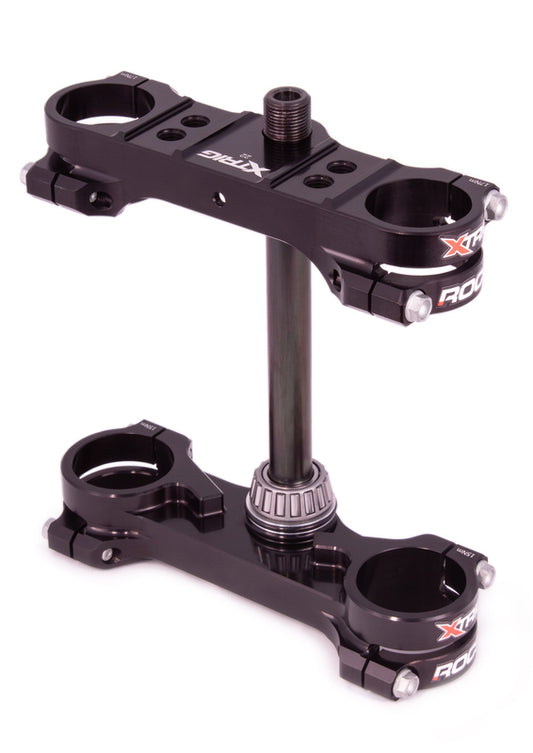 XTRIG ROCS Tech Triple Clamp Offset 22mm - Black Husqvarna TC65