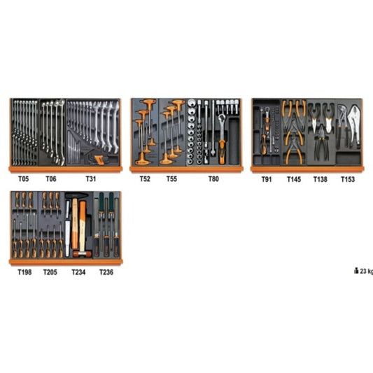 BETA Assortment of 146 tools - Universal use