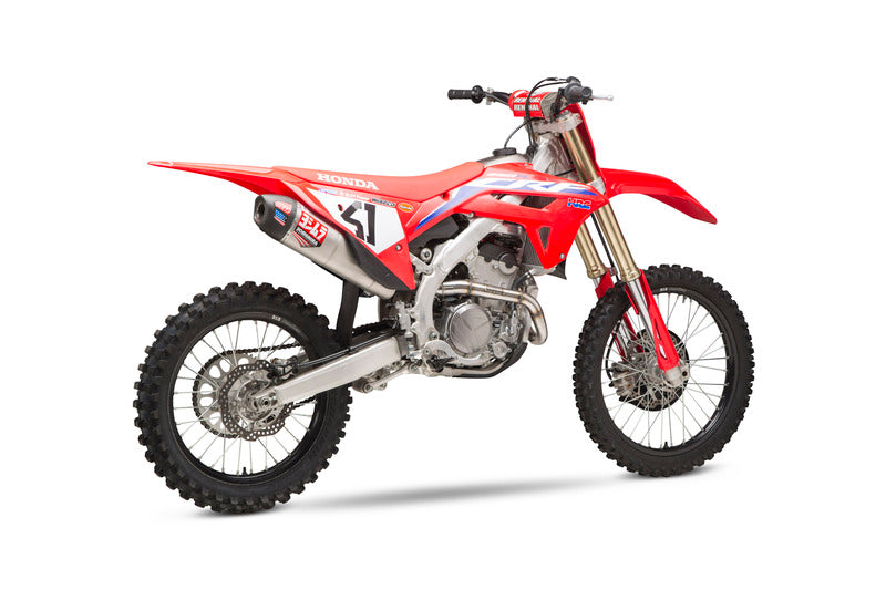 YOSHIMURA RS-12 Signature Series Full Exhaust System Titanium/Titanium/Carbon - Honda CRF250R