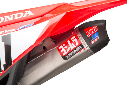 YOSHIMURA RS-12 Signature Series Full Exhaust System Titanium/Titanium/Carbon - Honda CRF250R