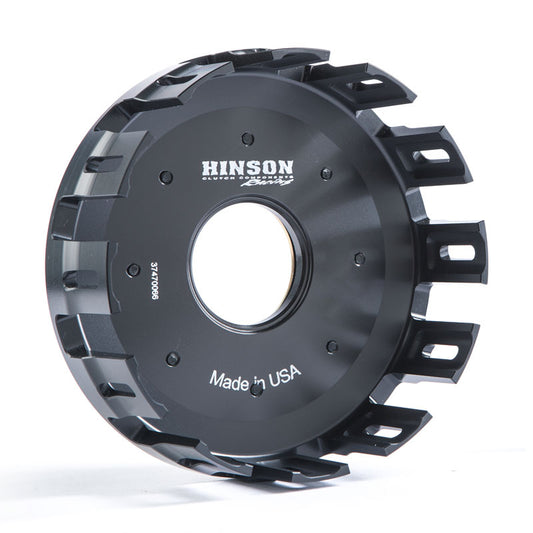 HINSON Billetproof® Aluminum Clutch Basket with Cushions - Kawasaki KX450