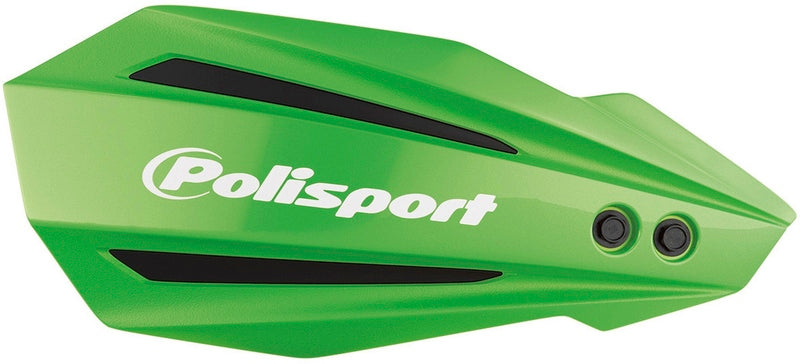 POLISPORT MX Bullit Handguards Green - Kawasaki KX250 / 450