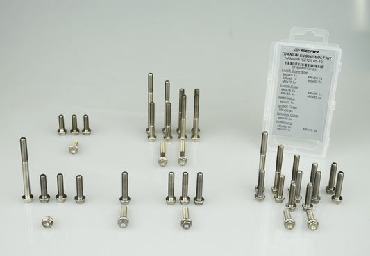 SCAR Engine Screw Kit Titanium 42 Screws 