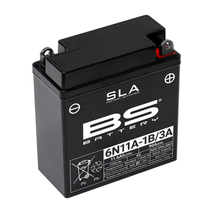 BS BATTERY SLA Maintenance Free Factory Activated - 6N11A-1B/3A