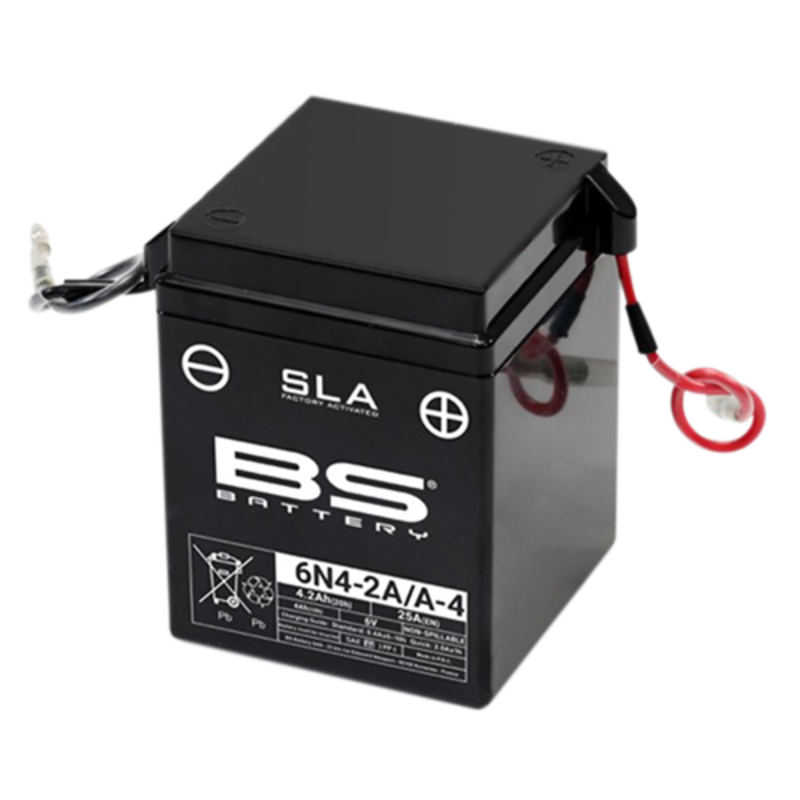 BS BATTERY SLA Battery Maintenance Free Factory Activated - 6N4-2A/A-4