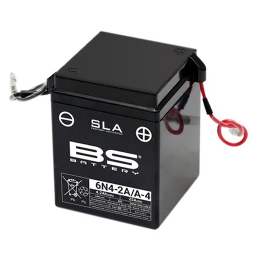 BS BATTERY SLA Battery Maintenance Free Factory Activated - 6N4-2A/A-4