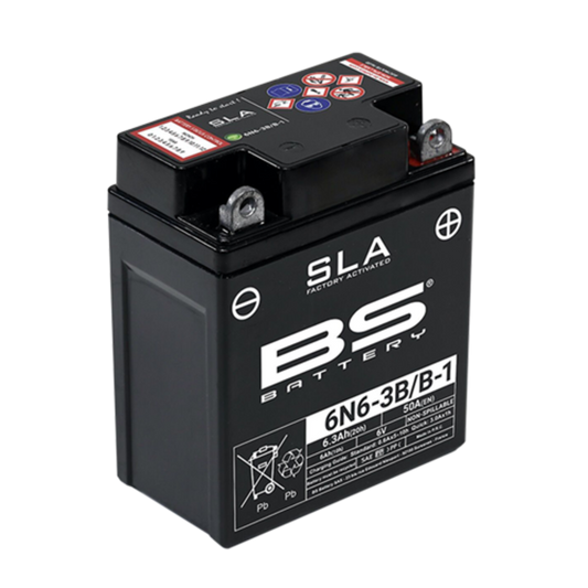 BS BATTERY SLA Battery Maintenance Free Factory Activated - 6N6-3B/B-1