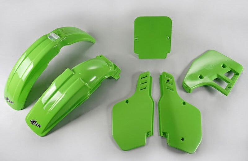 UFO Plastic Kit Green - Kawasaki KX125