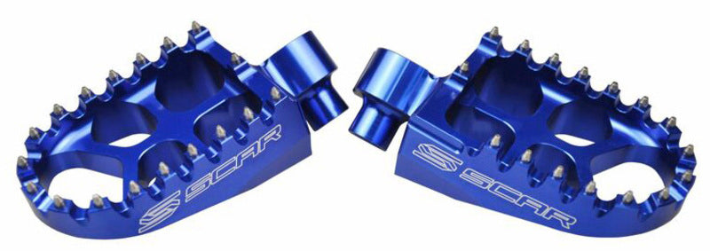 SCAR Evo Footpegs Blue