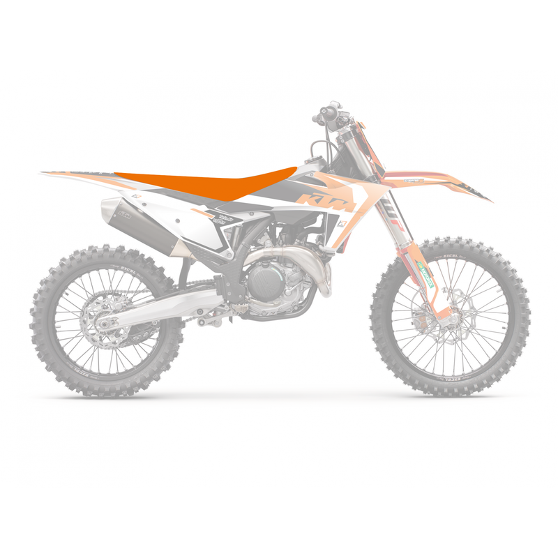 BLACKBIRD Pyramid Seat Cover Orange - KTM SX-SXF